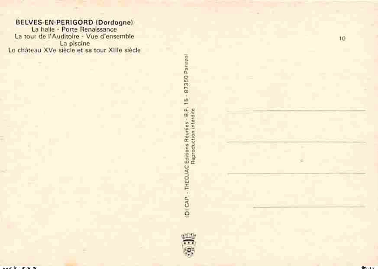 24 - Belves En Perigord - Multivues - CPM - Voir Scans Recto-Verso - Sonstige & Ohne Zuordnung