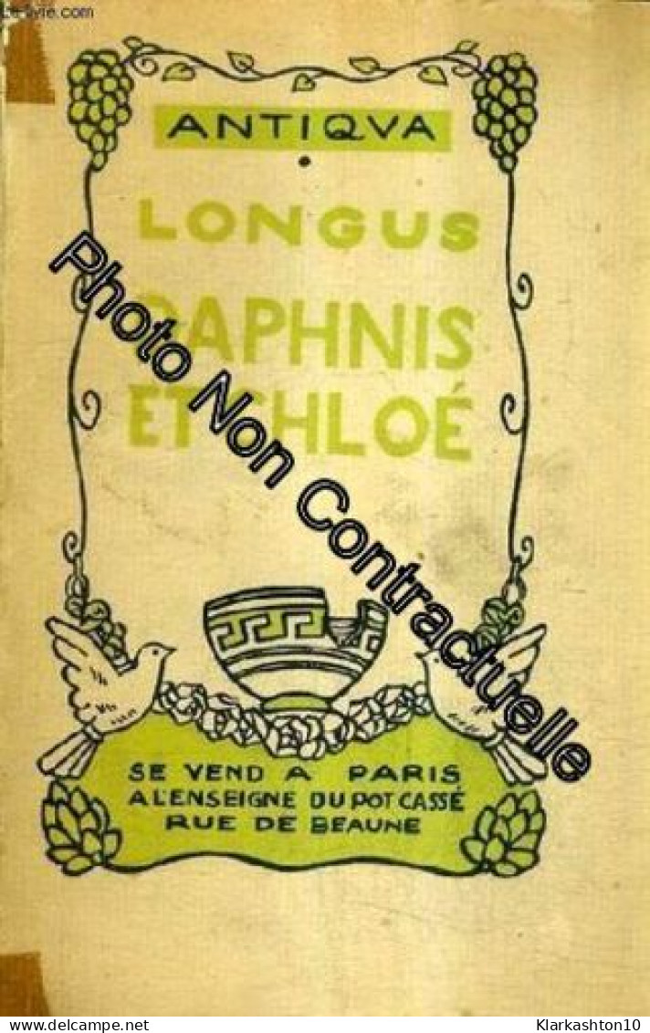 Daphnis Et Chloe / Collection Antiqua - Autres & Non Classés