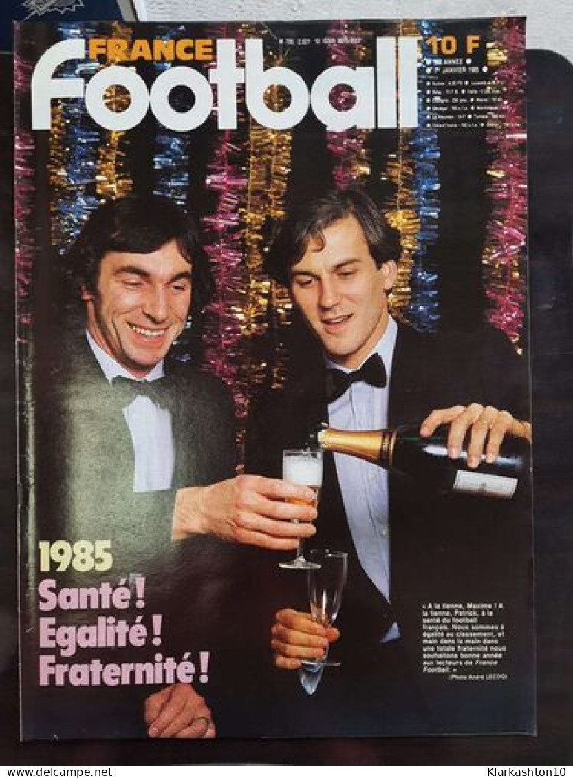 France Football / Janvier 1985 - Non Classés