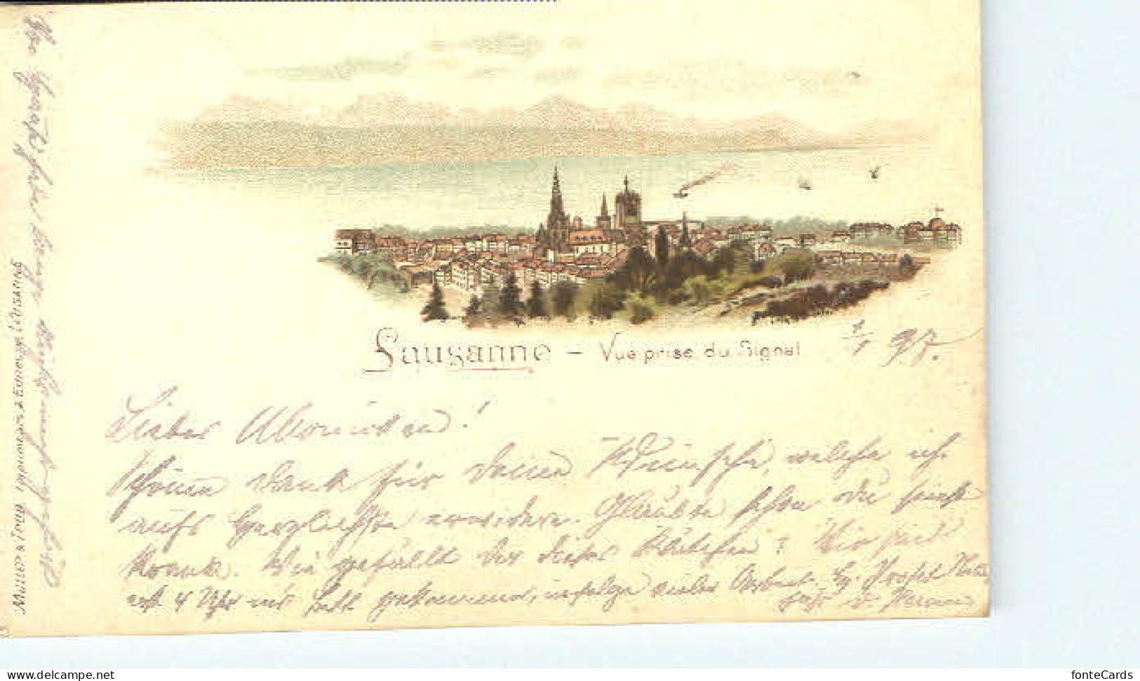 10579096 Lausanne VD Lausanne  X 1897 Lausanne VD - Sonstige & Ohne Zuordnung