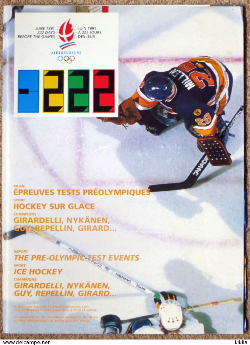 Journal Revue à 222 Jours De L'ouverture Des XVI° Jeux Olympiques D'Hiver ALBERTVILLE 1992 Juin 1991 - Sport