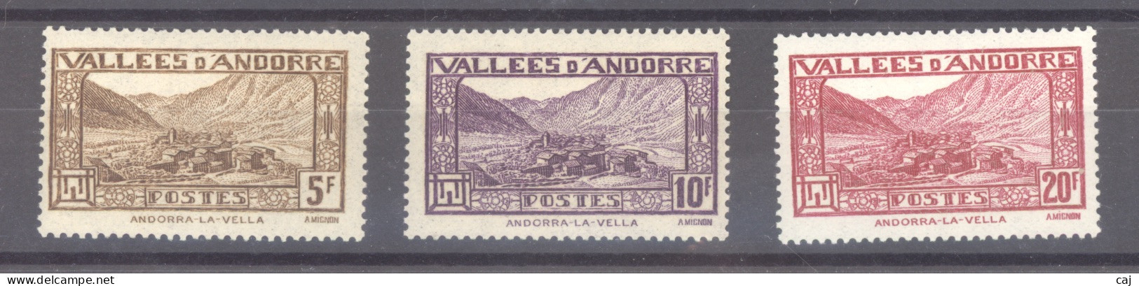 Andorre   :  Yv  43-45  * - Unused Stamps