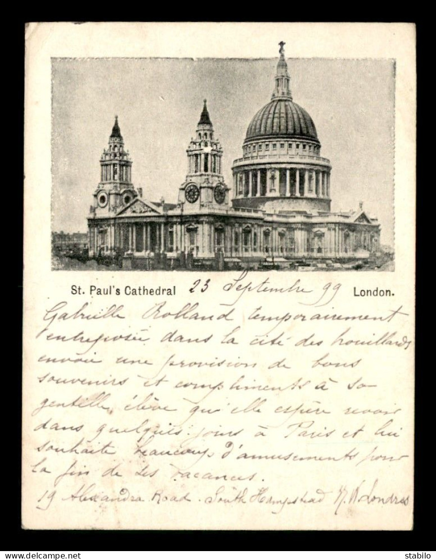 ROYAUME-UNI - ANGLETERRE - LONDON - ST PAUL'4S CATHEDRAL - PETIT FORMAT - St. Paul's Cathedral