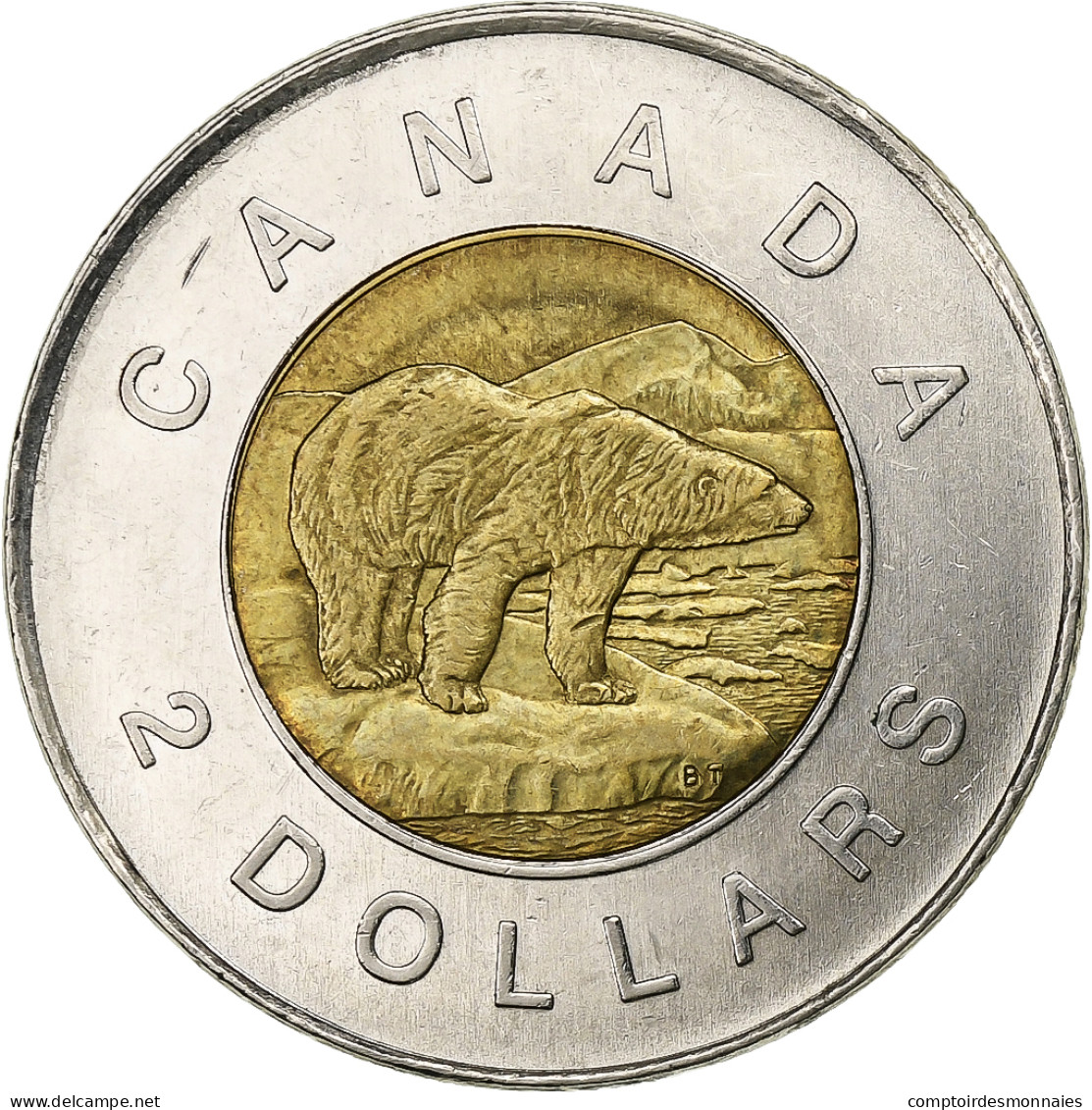 Canada, 2 Dollars, 2003, Colorized, Bimétallique, SUP, KM:New - Canada