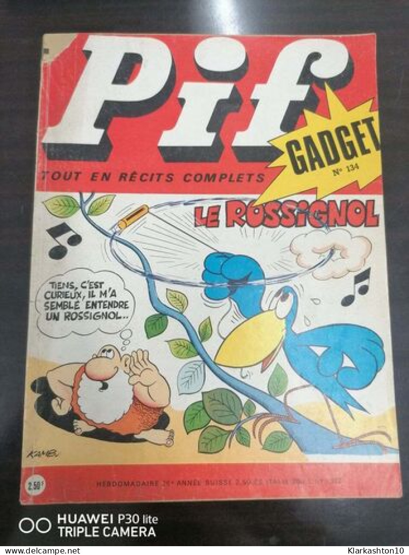 Pif Gadget Nº 134 - Le Rossignol - Sonstige & Ohne Zuordnung