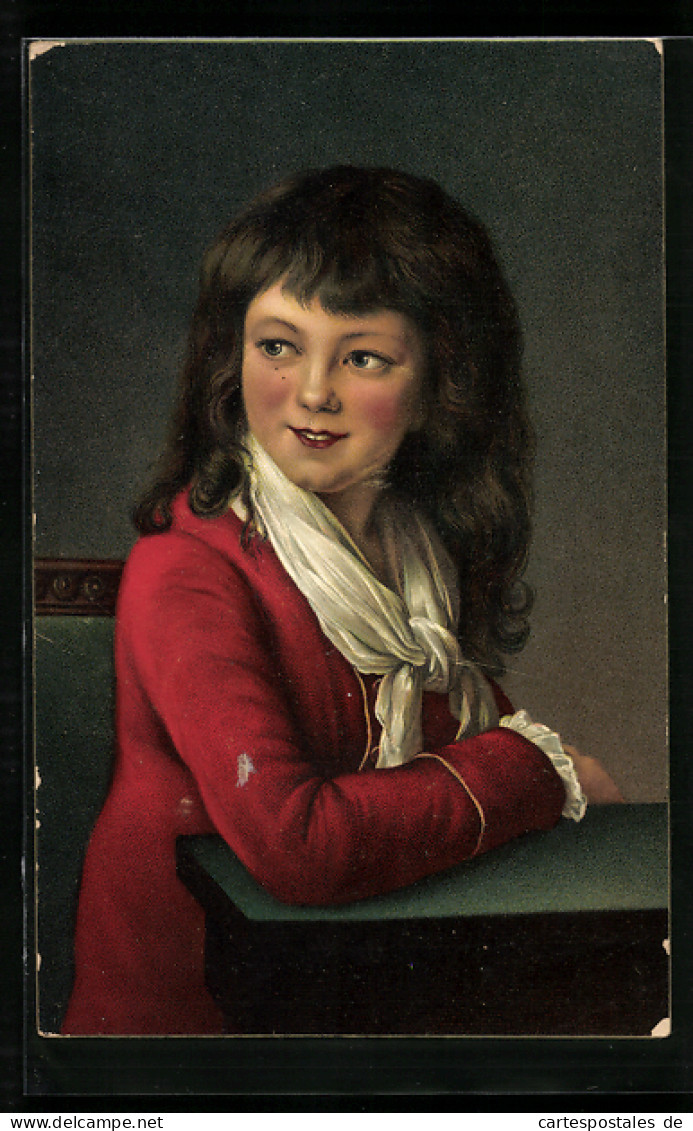 Künstler-AK Stengel & Co. Nr. 29189: Portrait Of A Boy In Red  - Sonstige & Ohne Zuordnung