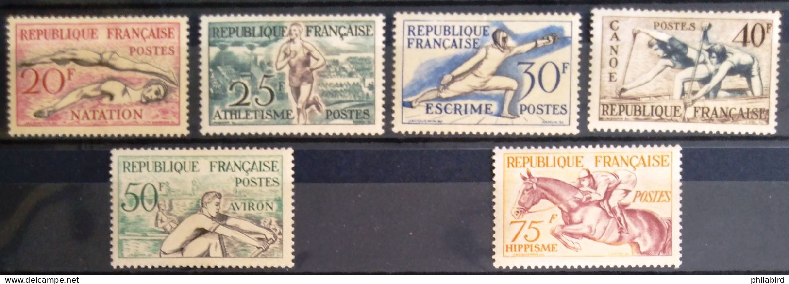 FRANCE                           N° 960/965                NEUF*                Cote : 45 € - Neufs