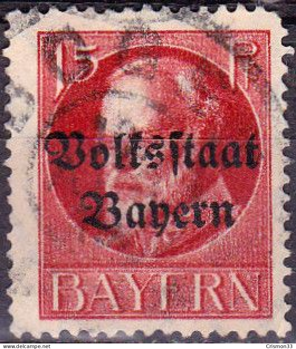 1919 - ALEMANIA - BAVIERA - LUIS III - YVERT 120 - Oblitérés