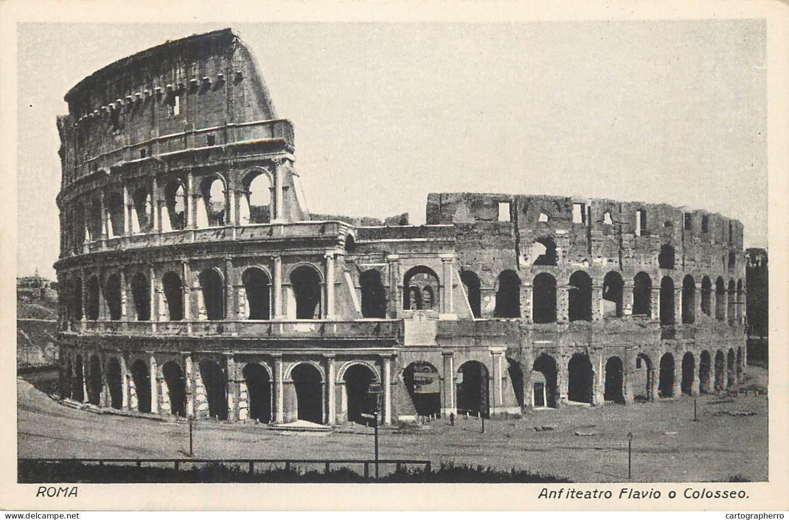 Postcard Italy Rome Colosseum Anfiteatro Flavio O Colosseo - Kolosseum