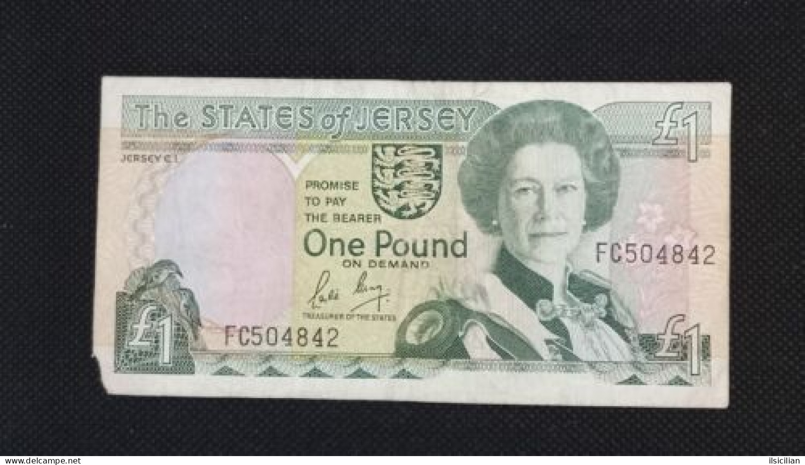 Billet 1 Pound 1989 Jersey P15a - Jersey