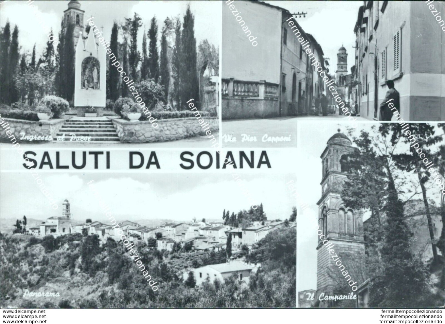 Bu482 Cartolina Saluti Da Soiana Provincia Di Pisa Toscana - Pisa