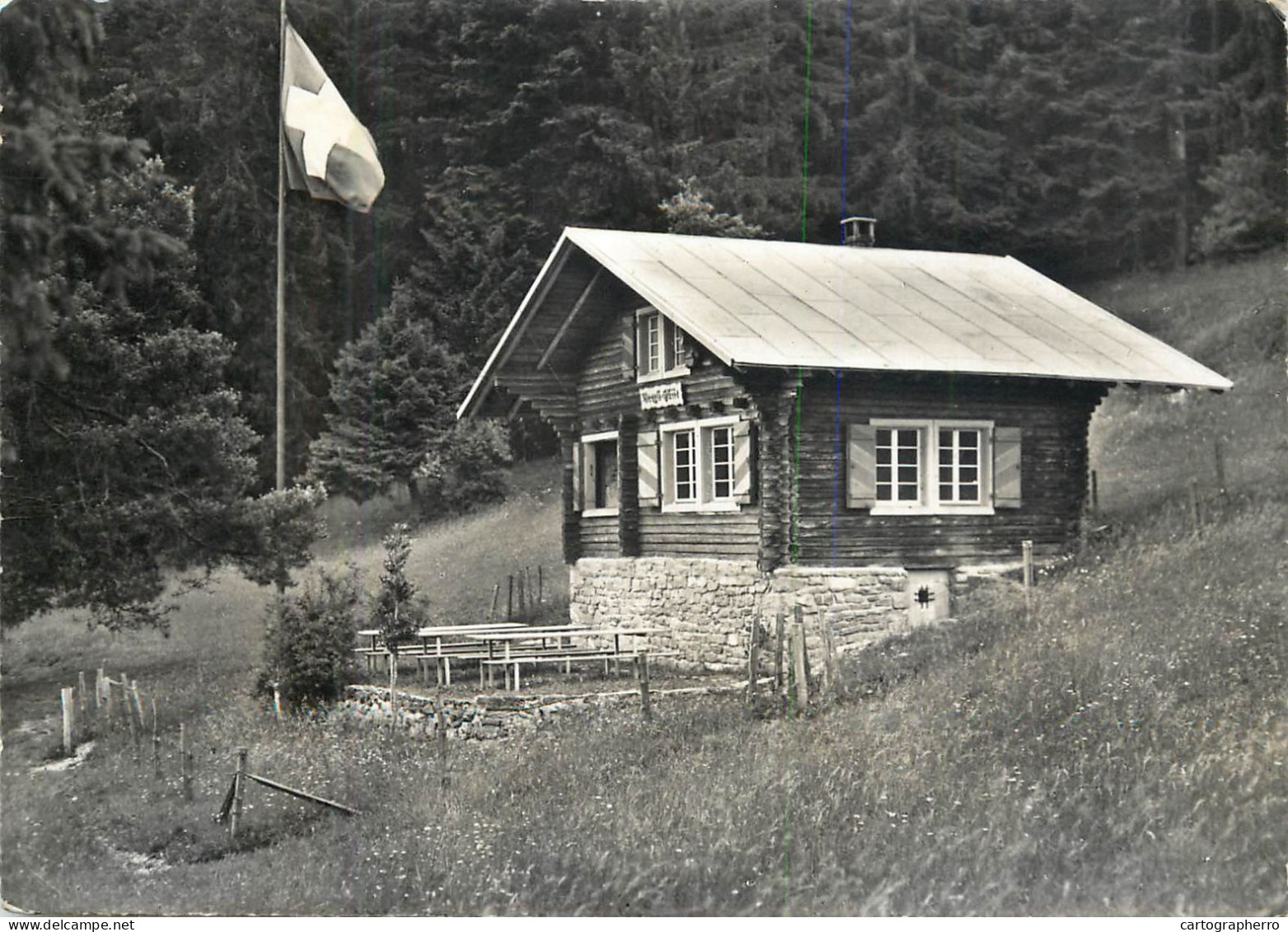 Postcard Switzerland Bergli Hutte Ob Oberbuchsiten - Sonstige & Ohne Zuordnung