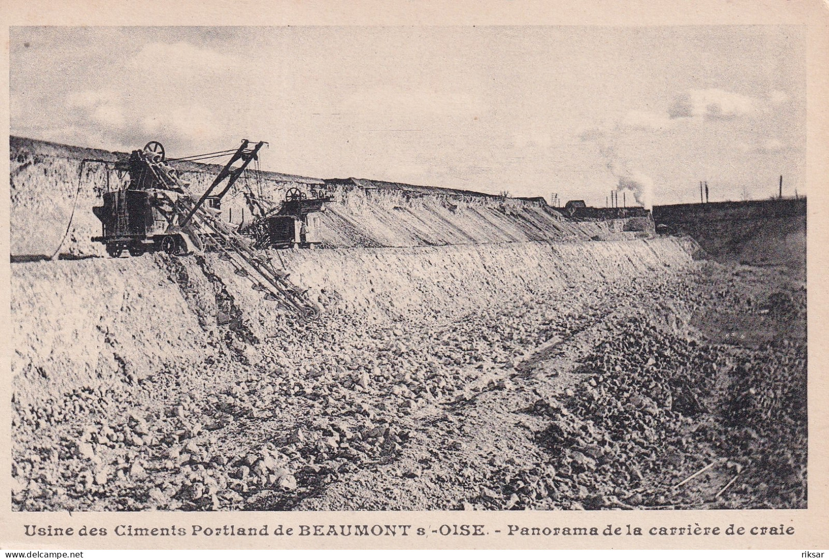 BEAUMONT SUR OISE(USINE DE CIMENT PORTLAND) - Beaumont Sur Oise