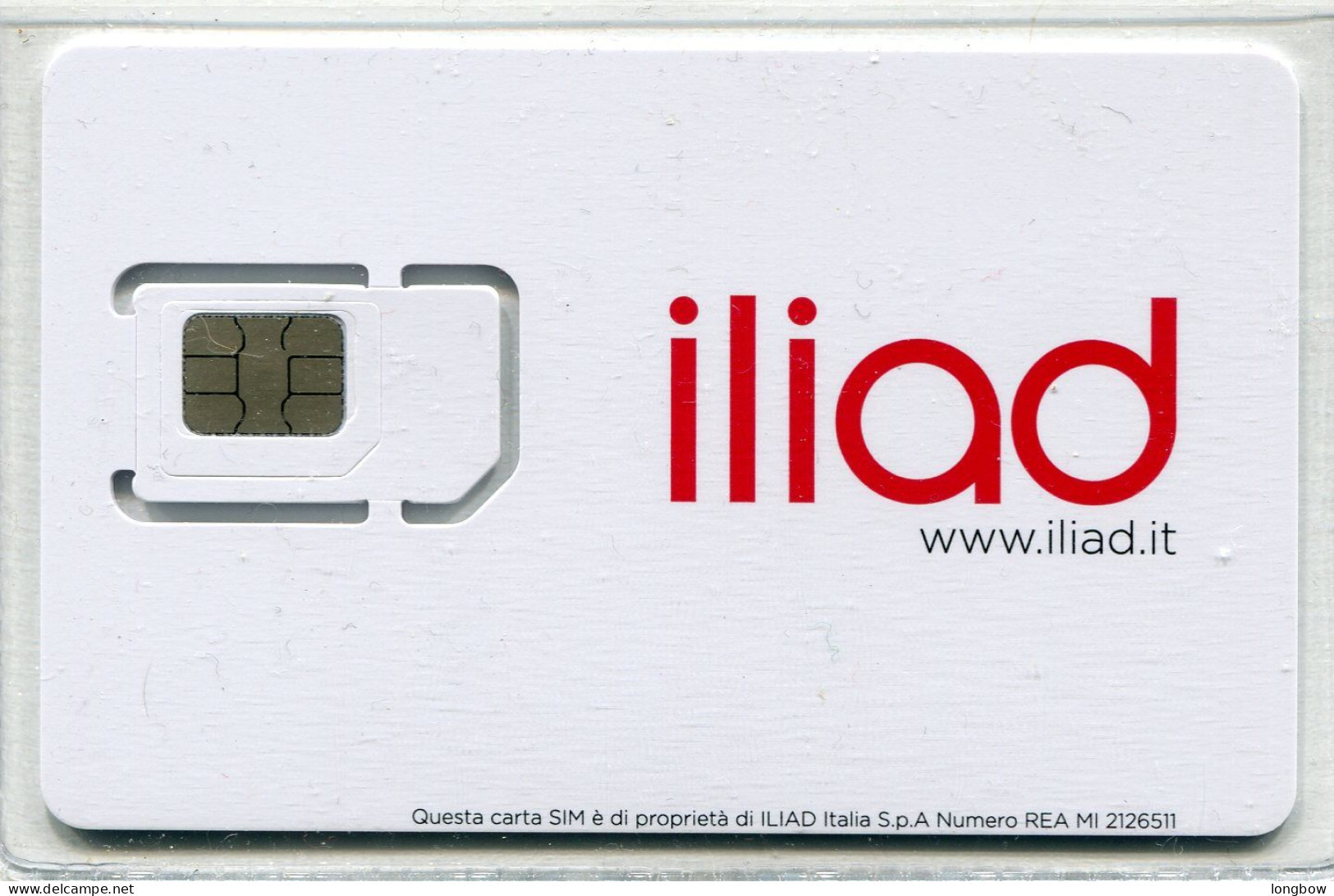 Italia Sim Card Iliad - [2] Handy-, Prepaid- Und Aufladkarten