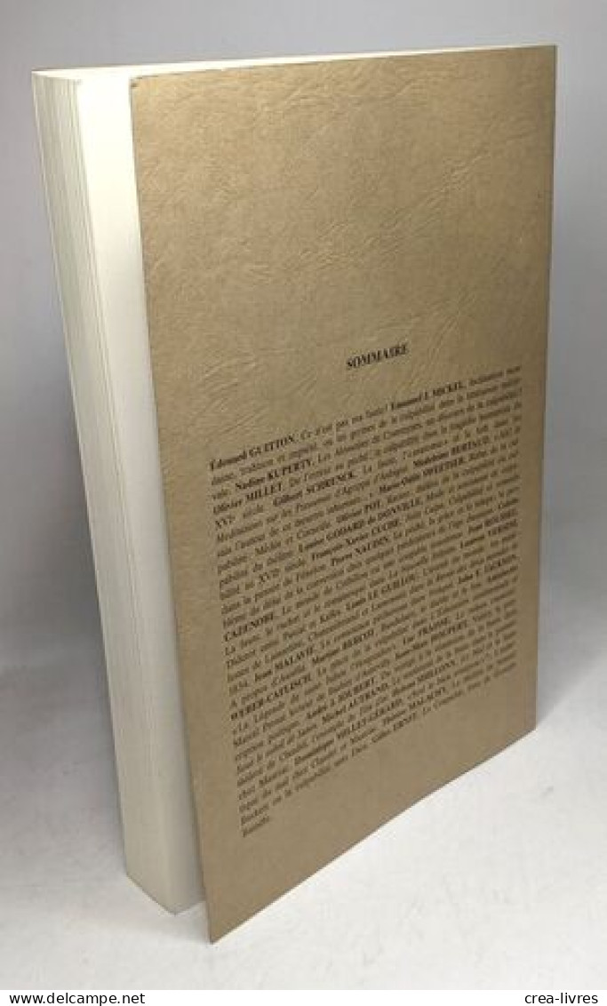 Travaux De Littérature Publiés Par L'ADIREL Avec Le Concours Du Centre National Du Livre. N°VIII : La Culpabilité Dans L - Autres & Non Classés