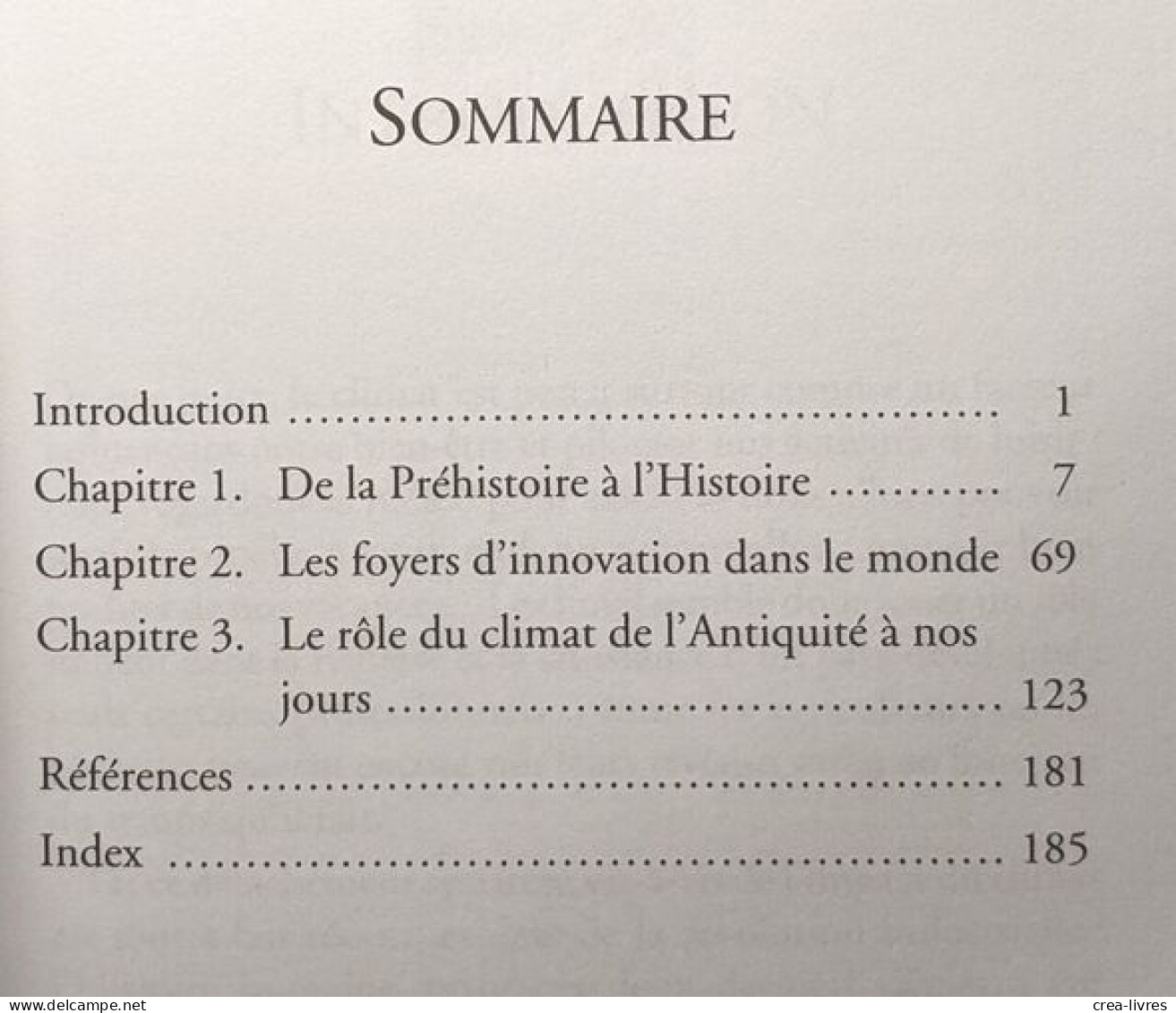 Les Civilisations à L'épreuve Du Climat - Zonder Classificatie