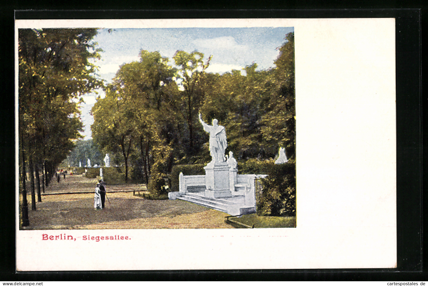 AK Berlin-Tiergarten, Partie Von Der Siegesallee  - Tiergarten