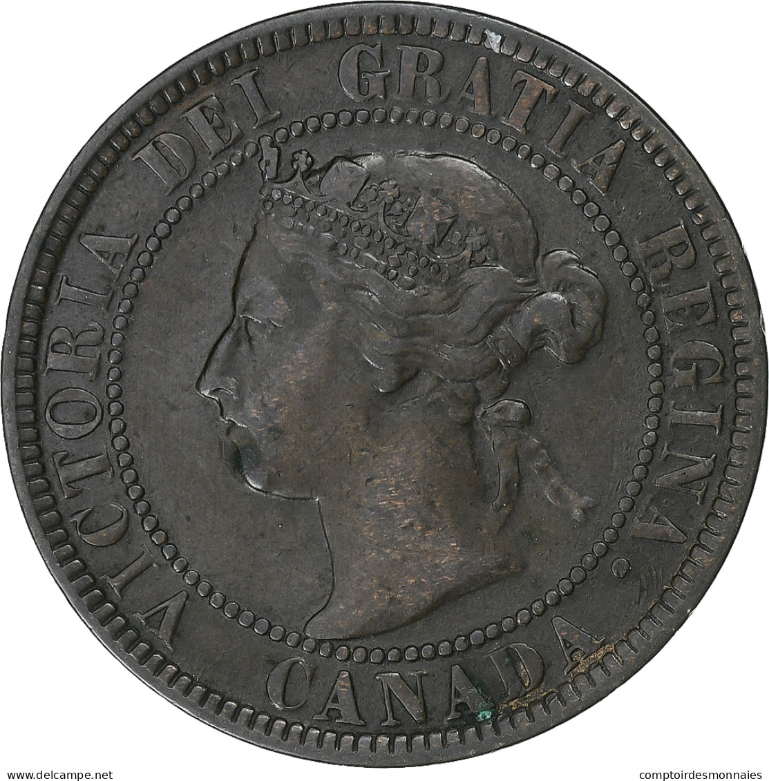 Canada, Victoria, Cent, 1901, Londres, Bronze, TTB, KM:7 - Canada