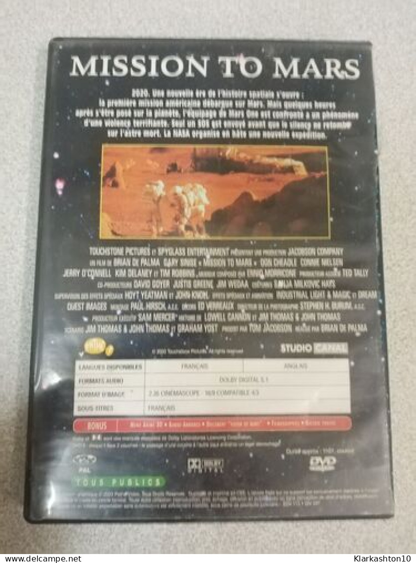 DVD - Mission To Mars (Brian De Palma) - Altri & Non Classificati