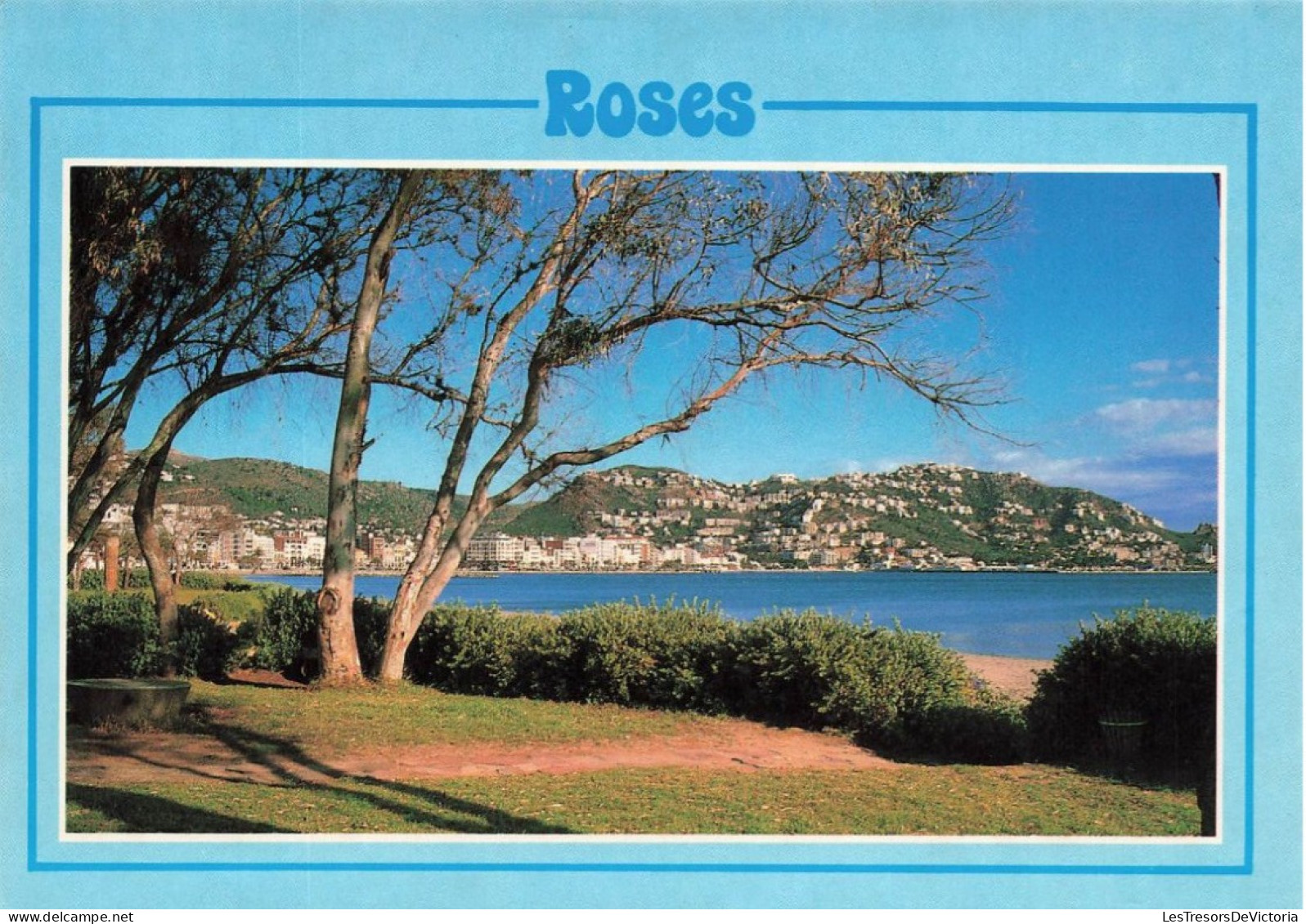 ESPAGNE - Rosas - Costa Brava - Vista Parcial - Vue Sur Une Partie De La Ville - Carte Postale Ancienne - Gerona