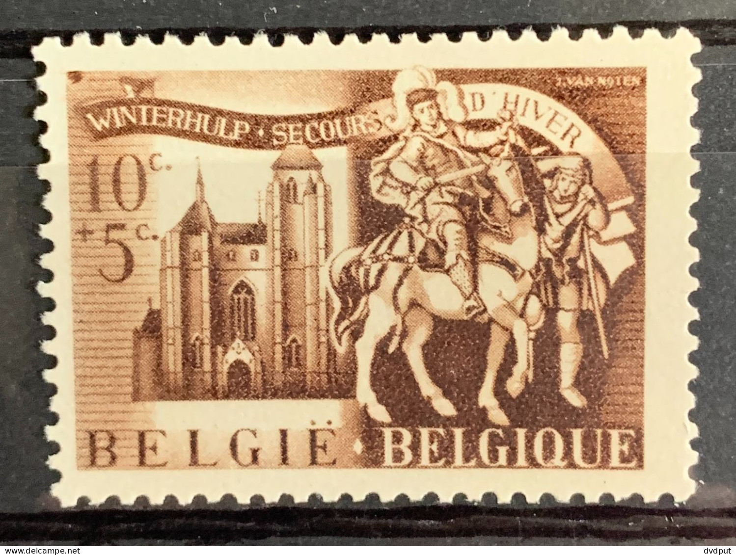 België, 1943, 631-V, Postfris **, OBP 15€ - 1931-1960