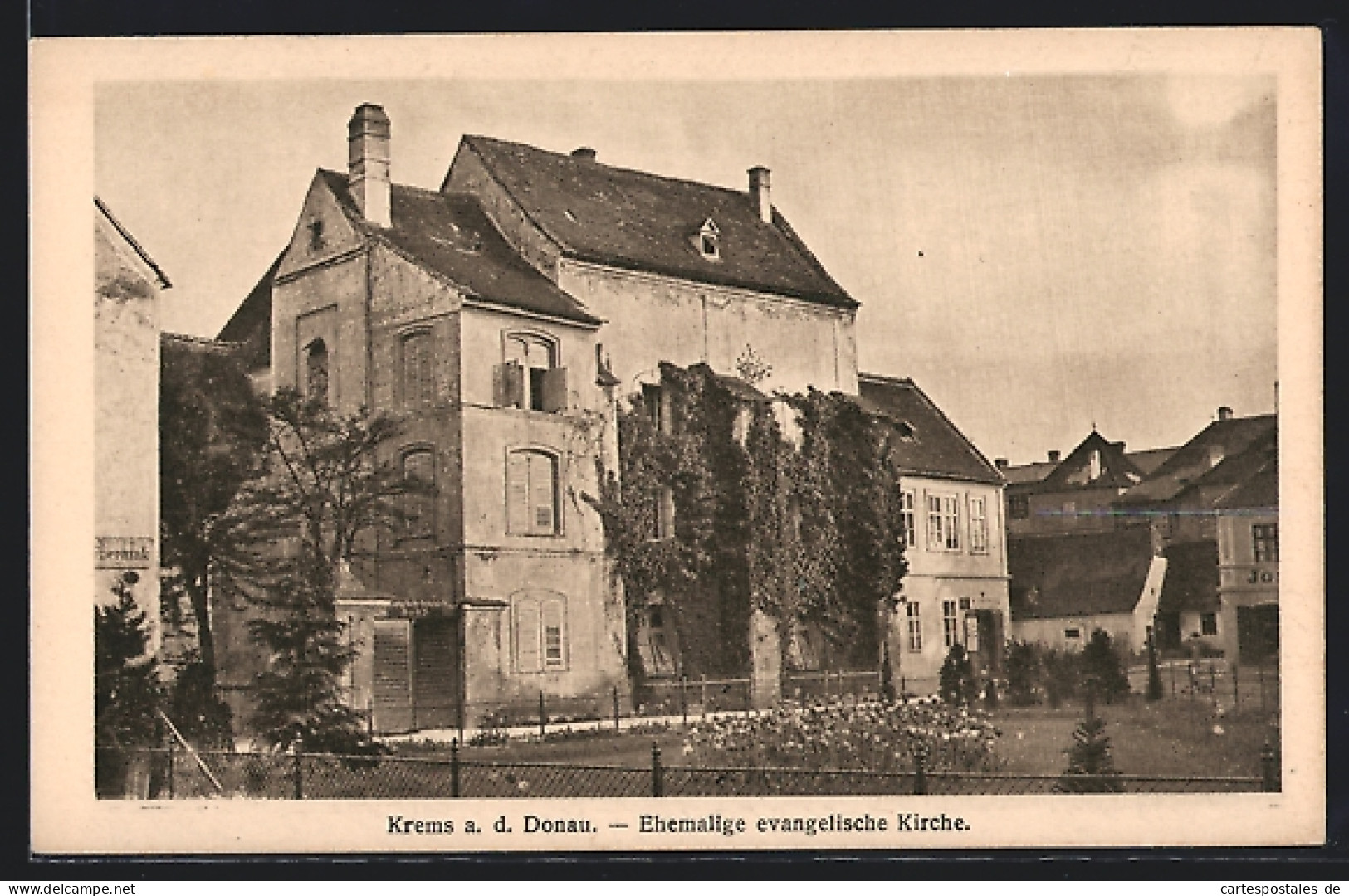 AK Krems A. D. Donau, Ehemalige Evangelische Kirche  - Jacht