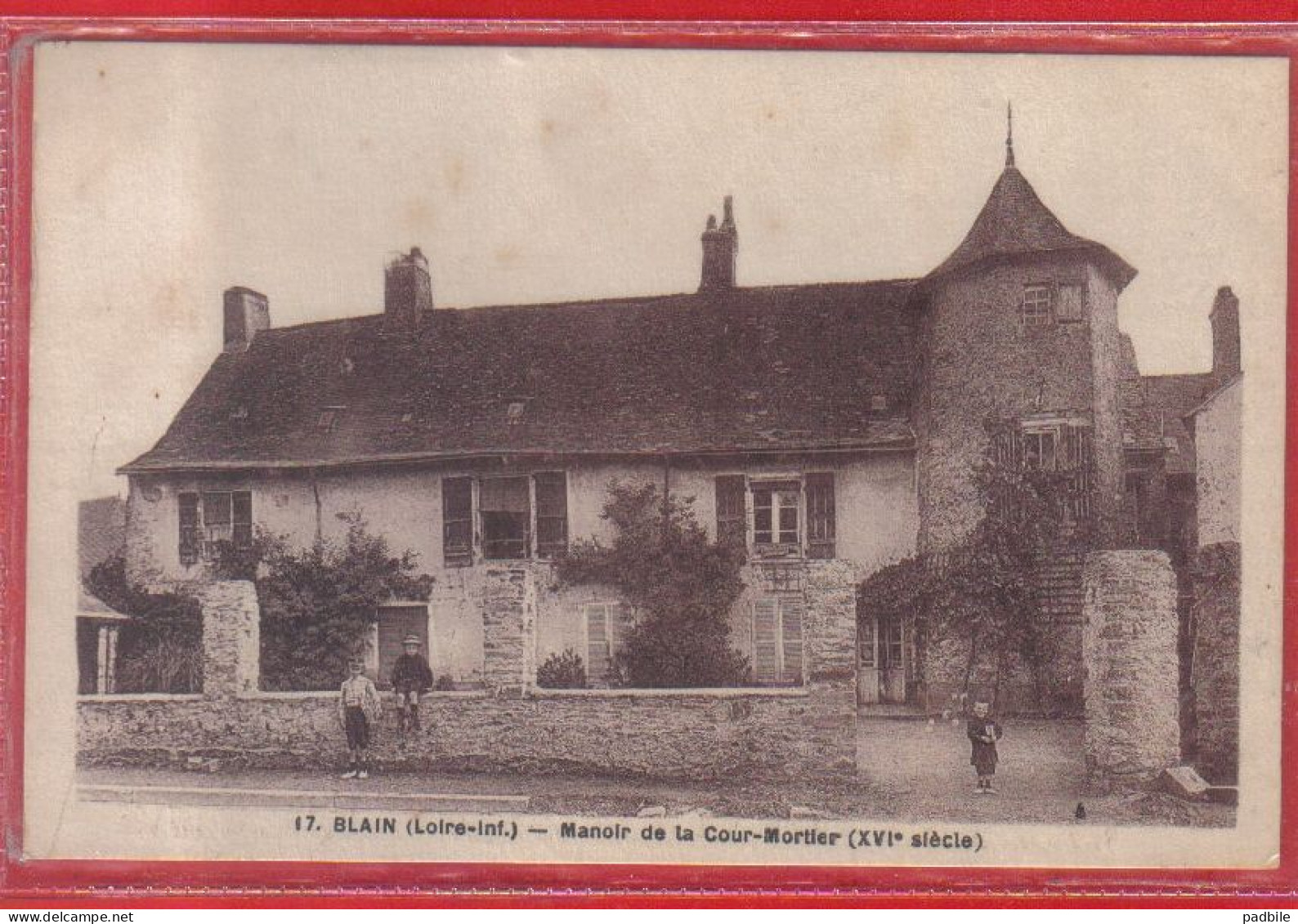 Carte Postale 44. Blain  Manoir De La Cour-Mortier  Très Beau Plan - Blain