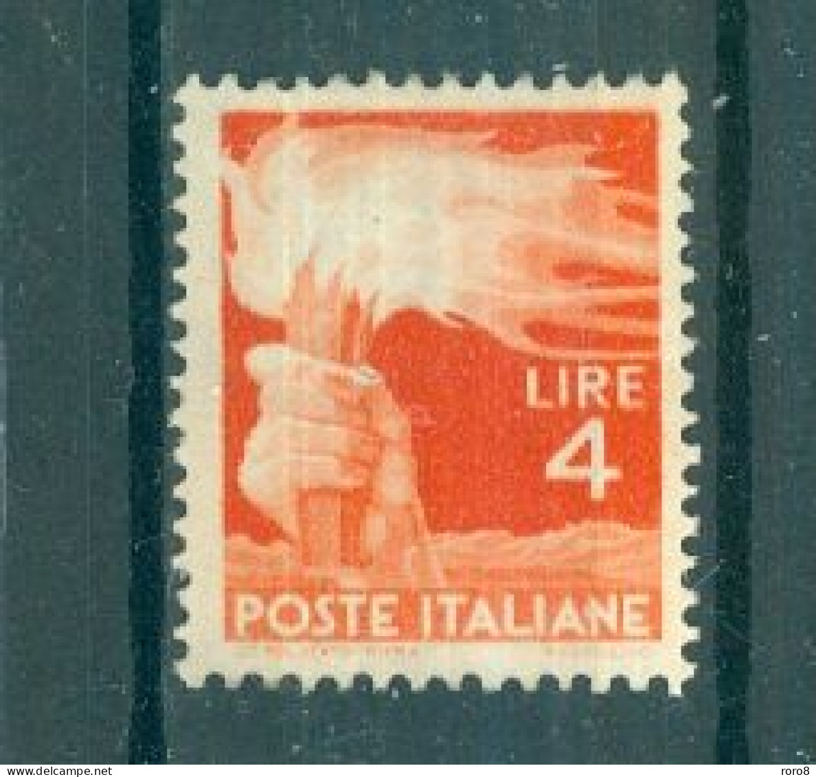 ITALIE - N°492 Oblitéré - Série Courante. Democratica. - 1946-60: Oblitérés