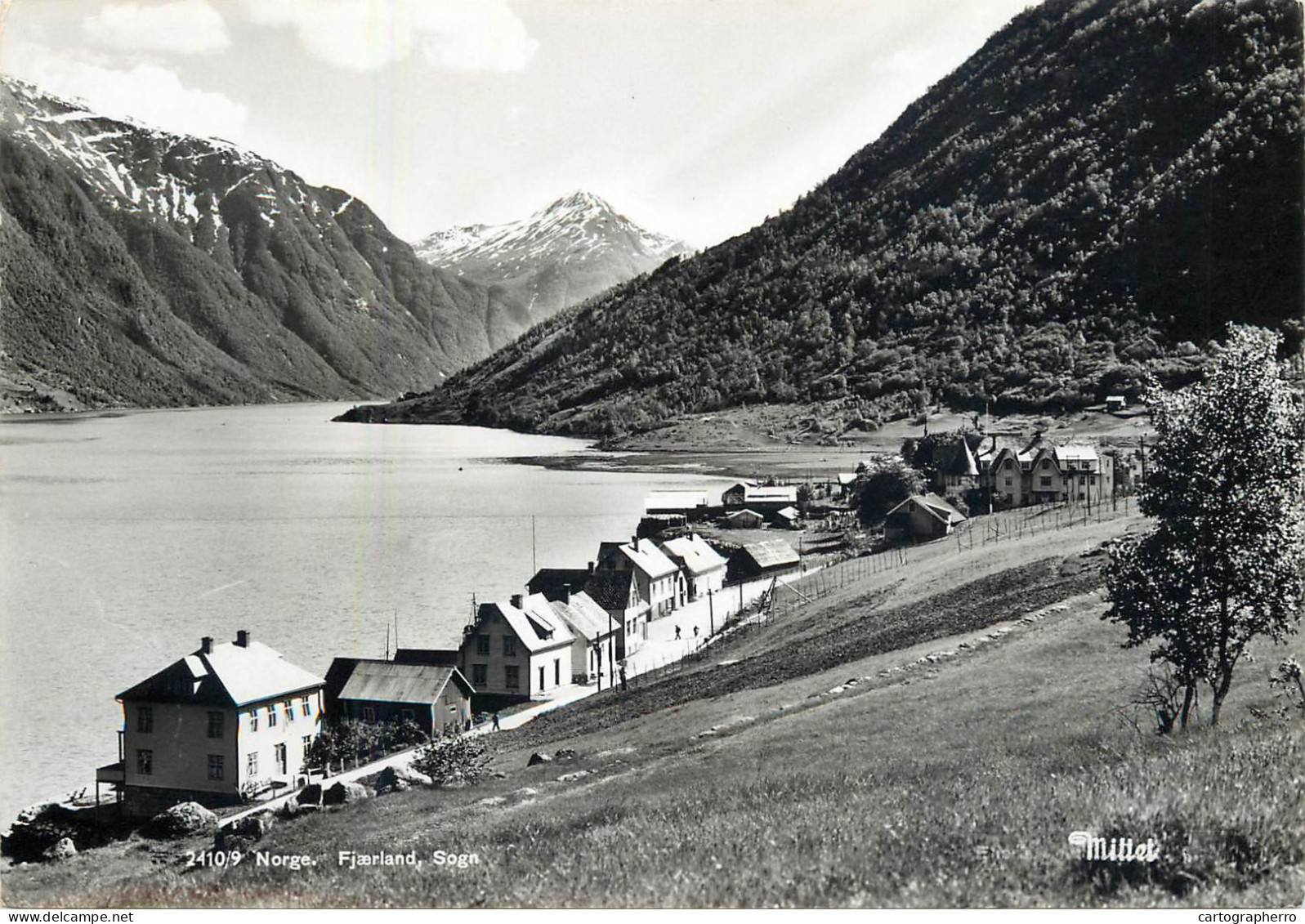 Postcard Norway Fjaerland Sogn - Noruega