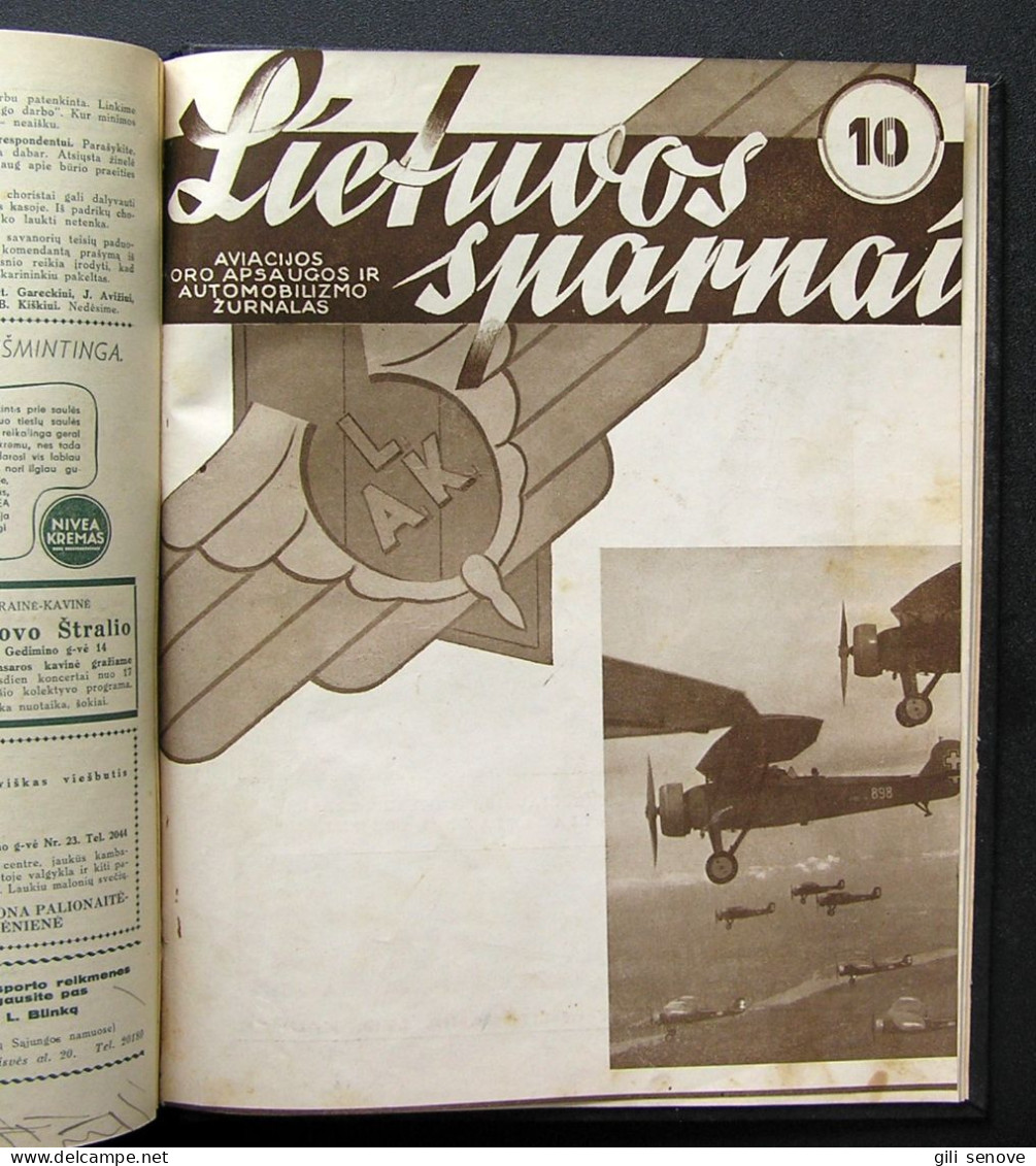 Lithuanian Magazines / Karys, Trimitas and Lietuvos sparnai 1937-1940