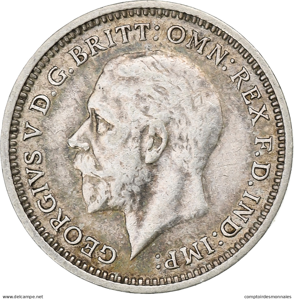 Royaume-Uni, George V, 3 Pence, 1933, Londres, Argent, TTB, KM:831 - F. 3 Pence