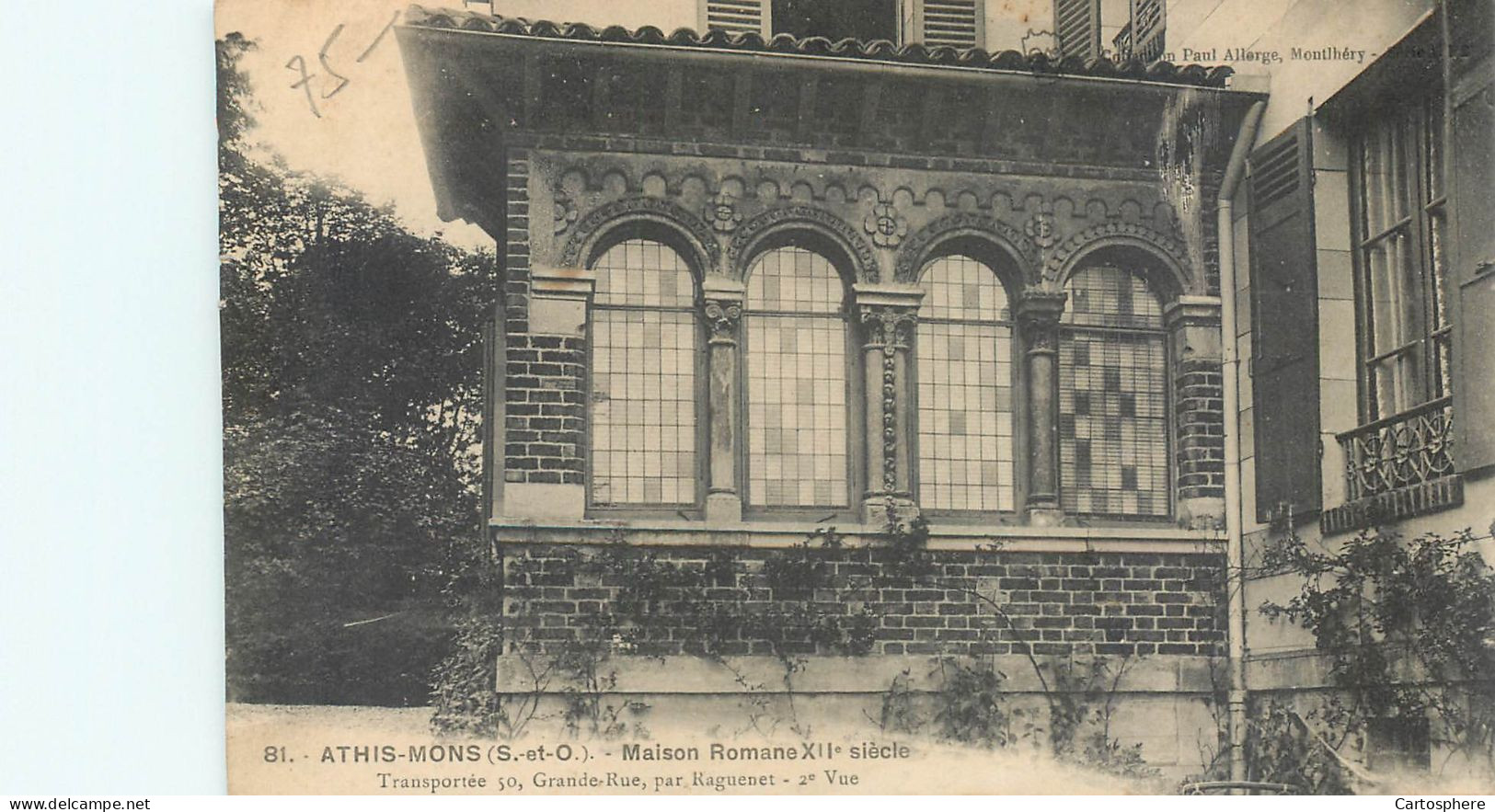 CPA 91 Essonne > ATHIS MONS Maison Romane - Athis Mons