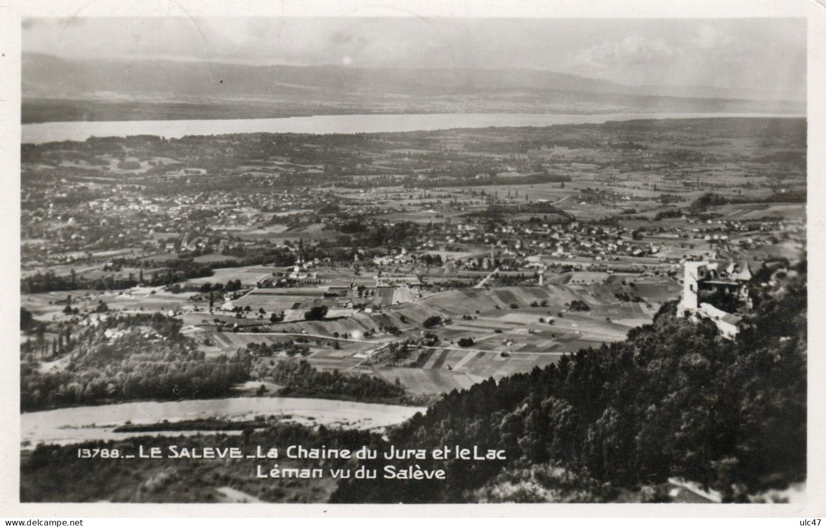 - 74 - LE SALEVE - La Chaîne Du Jura Et Le Lac Léman Vu Du Salève. - - Sonstige & Ohne Zuordnung