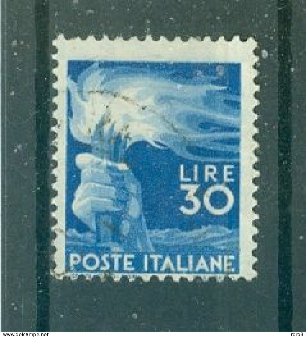 ITALIE - N°501 Oblitéré - Série Courante. Democratica. - 1946-60: Oblitérés