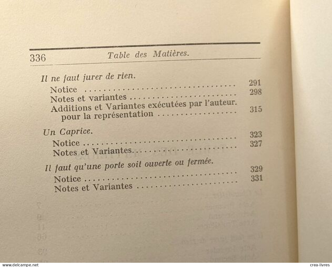 Comédies Et Proverbes III / Oeuvres Complètes - Autres & Non Classés