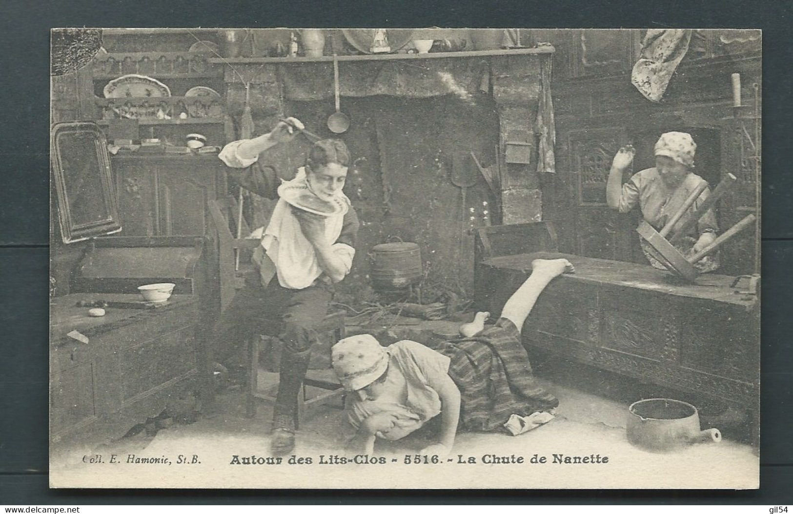 Autour Des Lits Clos - 5516 - La Chute De Nanette BILLET -  Lax 01 - Collections & Lots