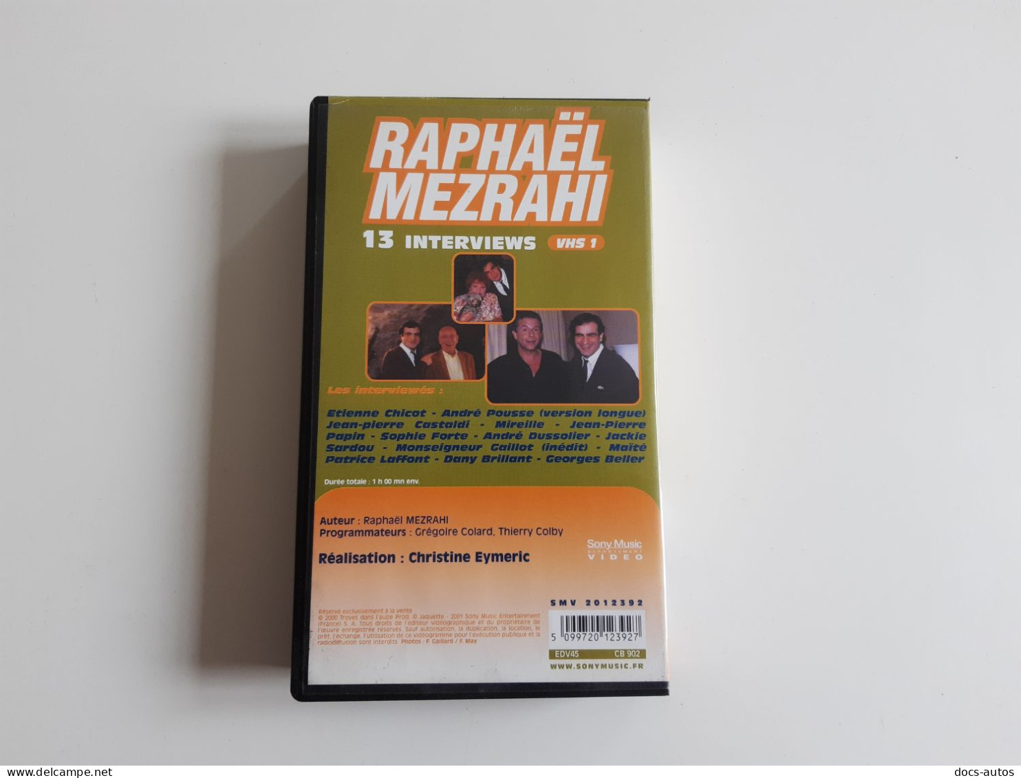 Cassette Vidéo VHS Raphael Mezrahi - 13 Interviews Volume 1 - Comedy