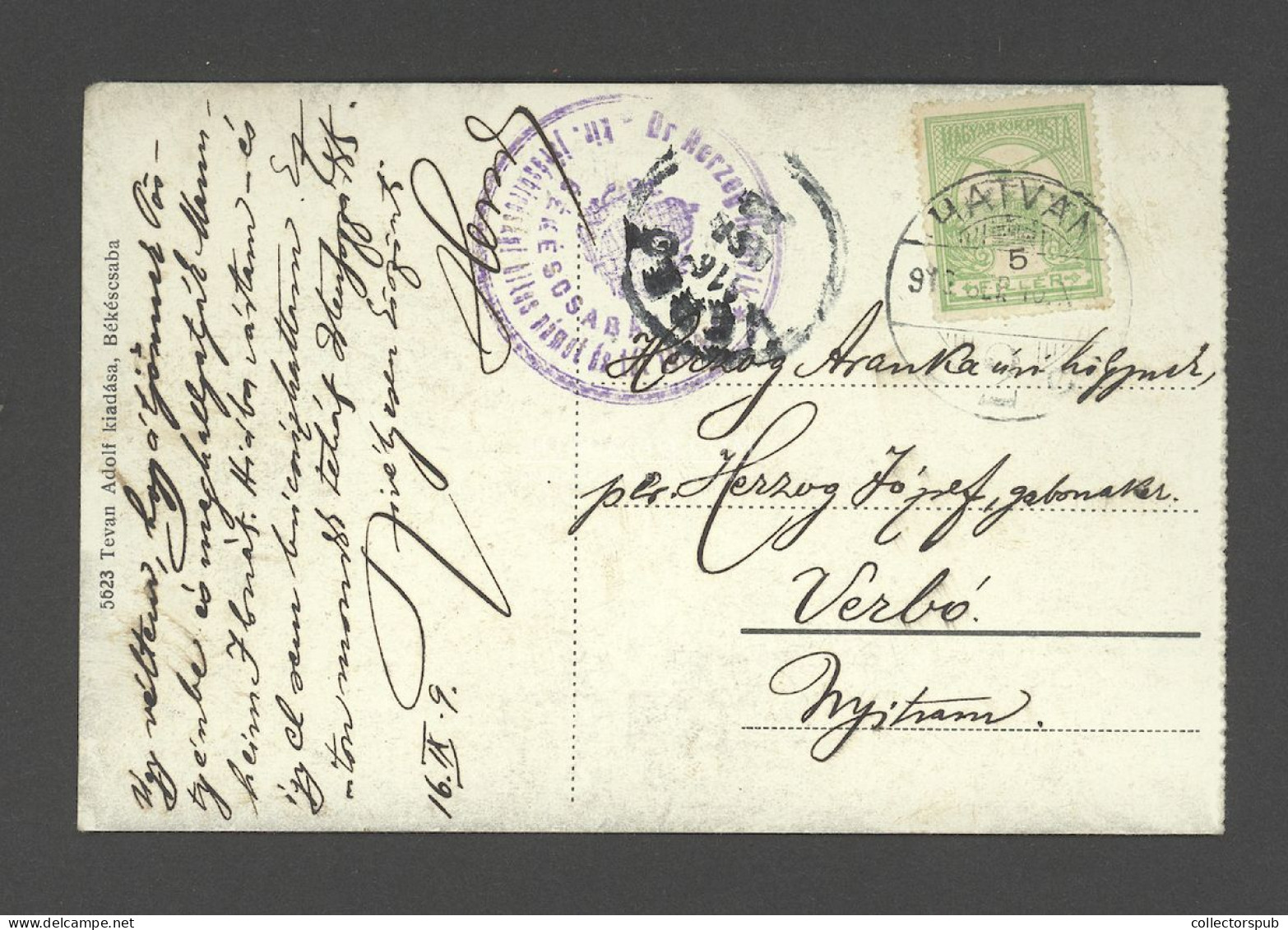 MURTALBAHN 1917. Régi Képeslap - Hongarije