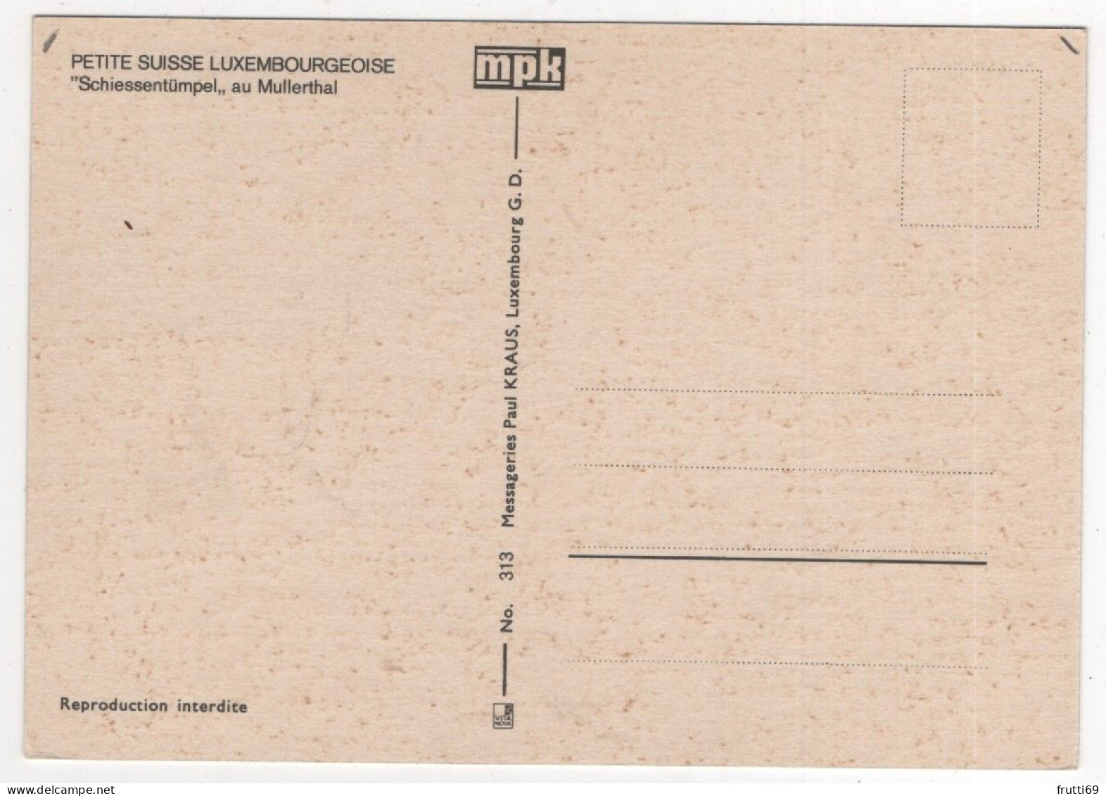 AK 213136 LUXEMBOURG - Müllerthal - Schiessentümpel - Petite Suisse Luxembourgeoise - Müllerthal