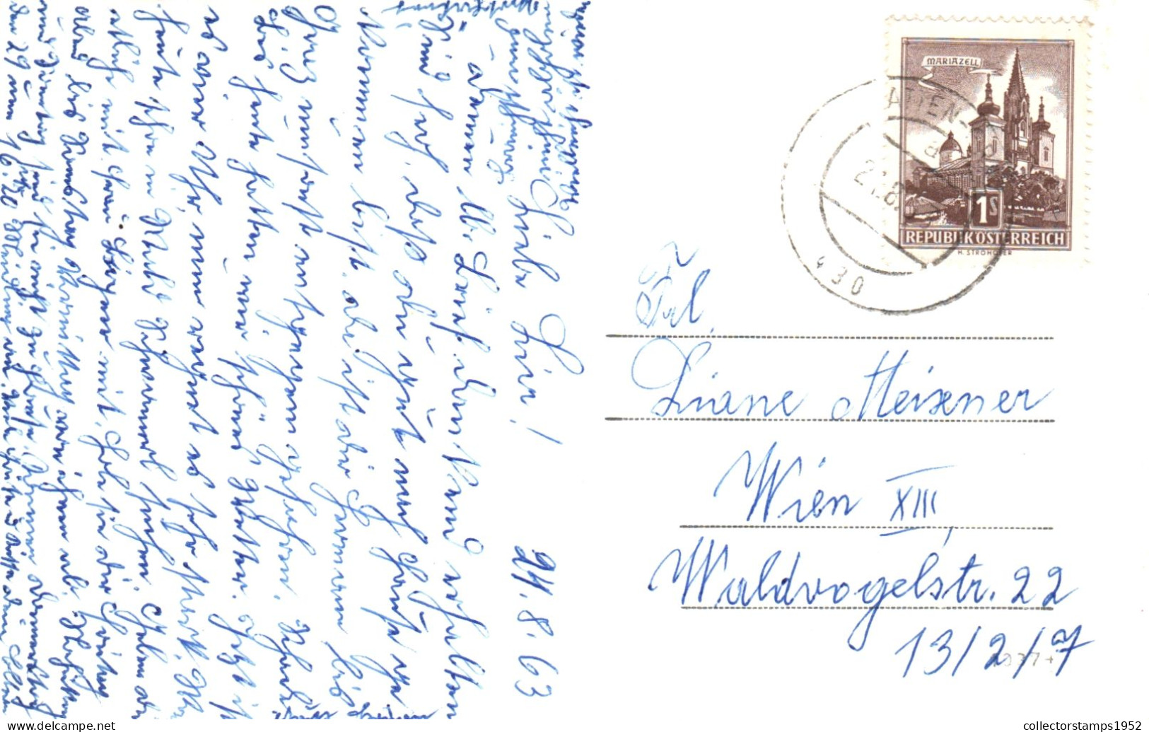 LASSNITZTAL, WEIZ, STYRIA, ARCHITECTURE, TRAIN, STYRIA, AUSTRIA, POSTCARD - Weiz