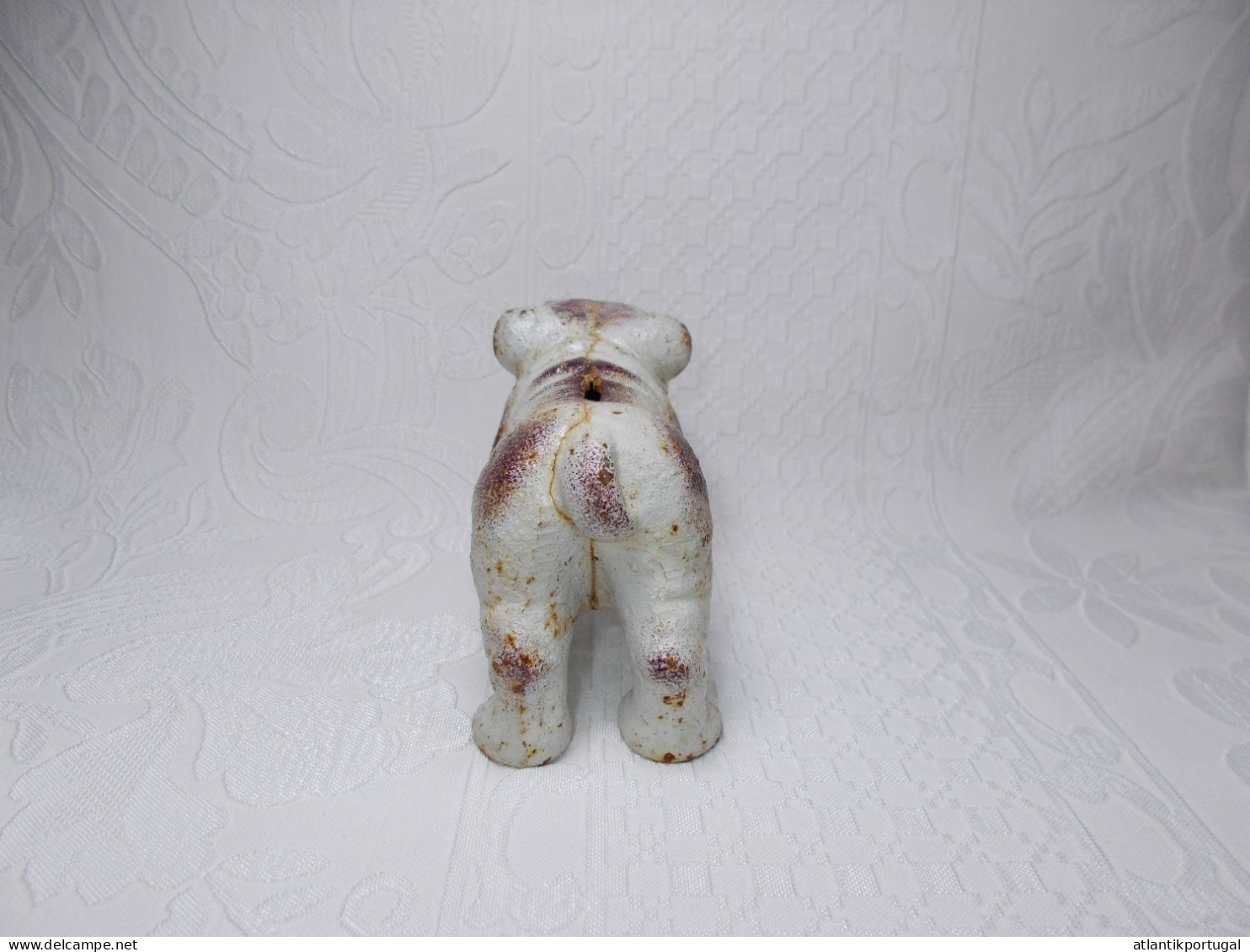 Bulldogge  Figur  Spardose Aus Metall Vintage - Metal