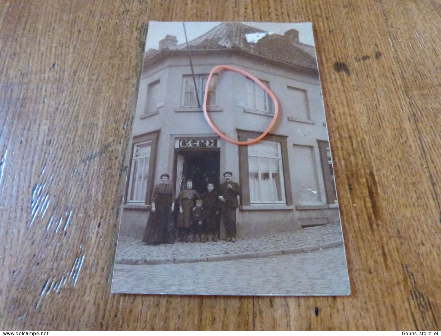 BC29-26 Carte Photo Ham Sur Heure Café (actuellement Le Bonaparte) - Ham-sur-Heure-Nalinnes