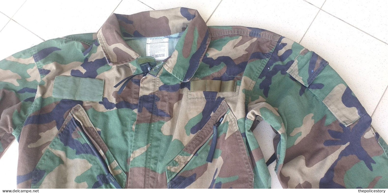Coverall Mechanics Cold Weather U.S. Army Woodland Camo Del 1996 Tg. Large - Uniforms