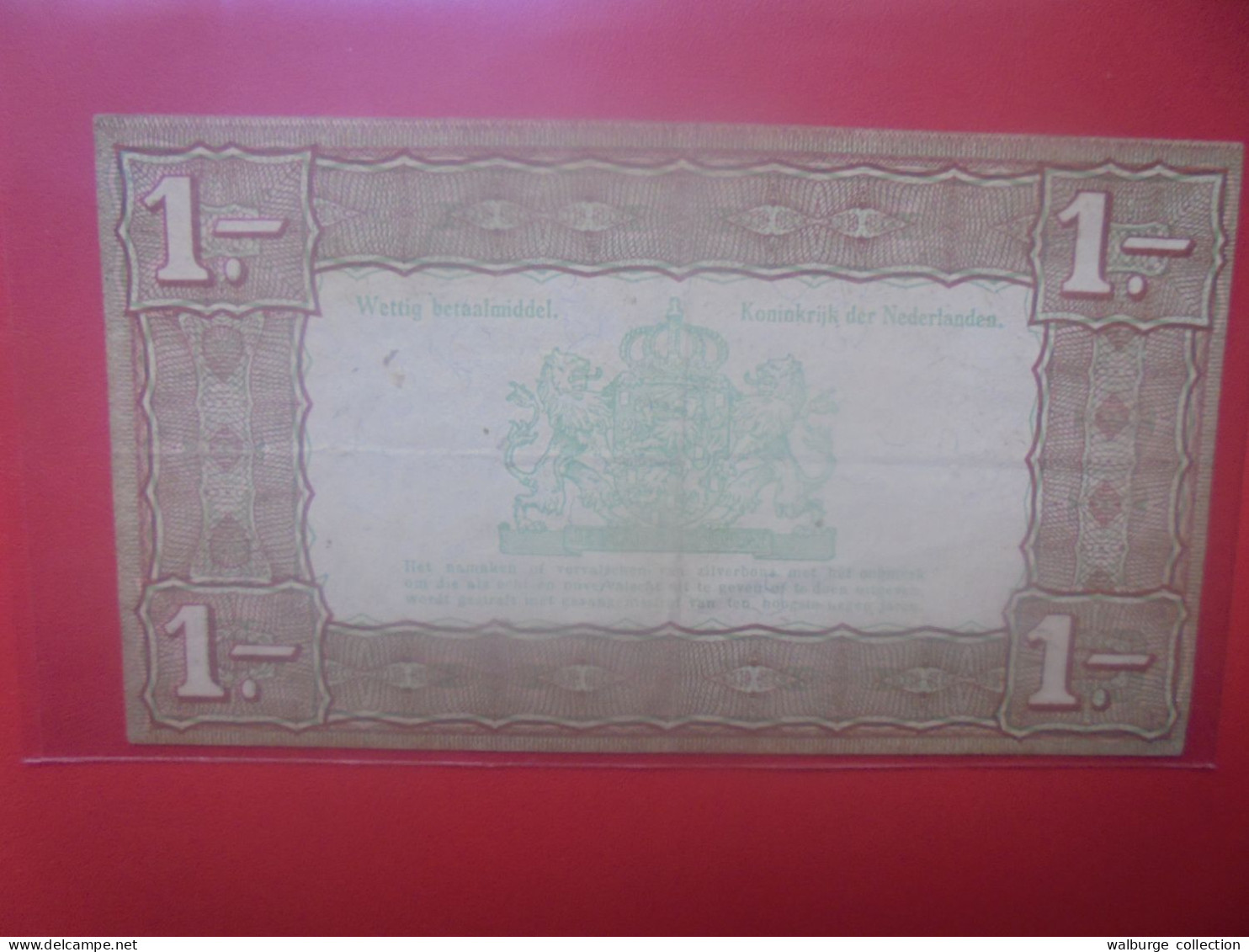 PAYS-BAS 1 GULDEN 1938 Circuler (B.33) - 1 Gulden