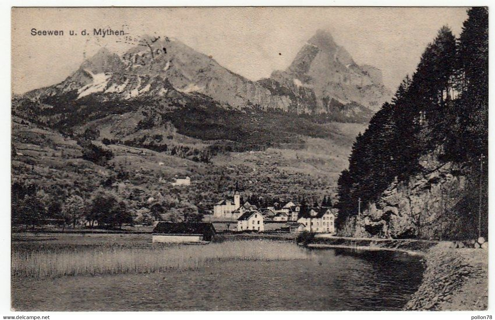 SEEWEN U. D. MYTHEN - SOLEURE - SCHWYZ - 1907 - Vedi Retro - Formato Piccolo - Soleure