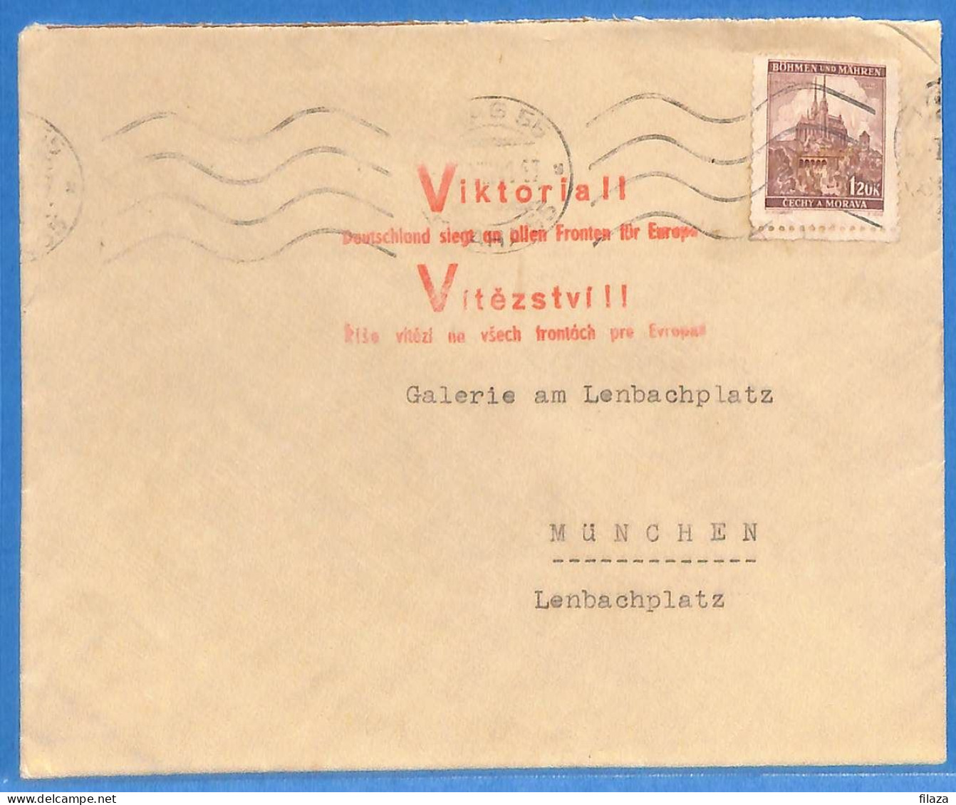 Böhmen Und Mähren 19.. - Lettre De Prague - G34611 - Covers & Documents