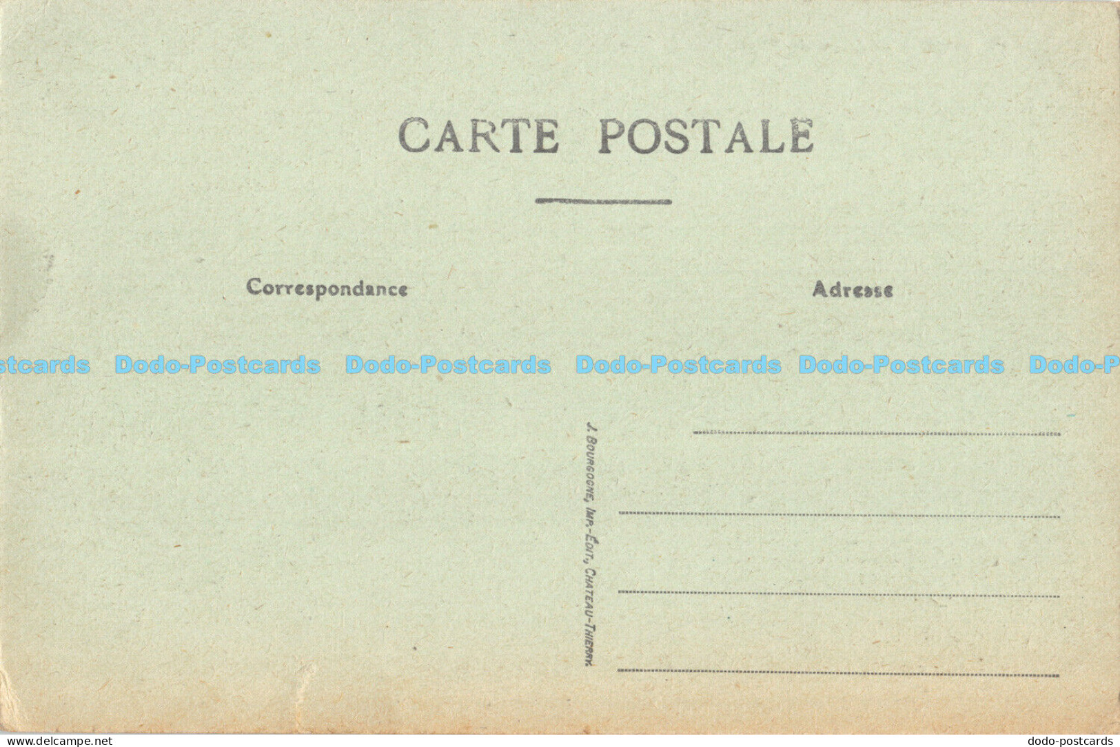 R181158 Ham. Chateau De Ham. Vue De Face. Delattre. J. Bourgogne - Monde