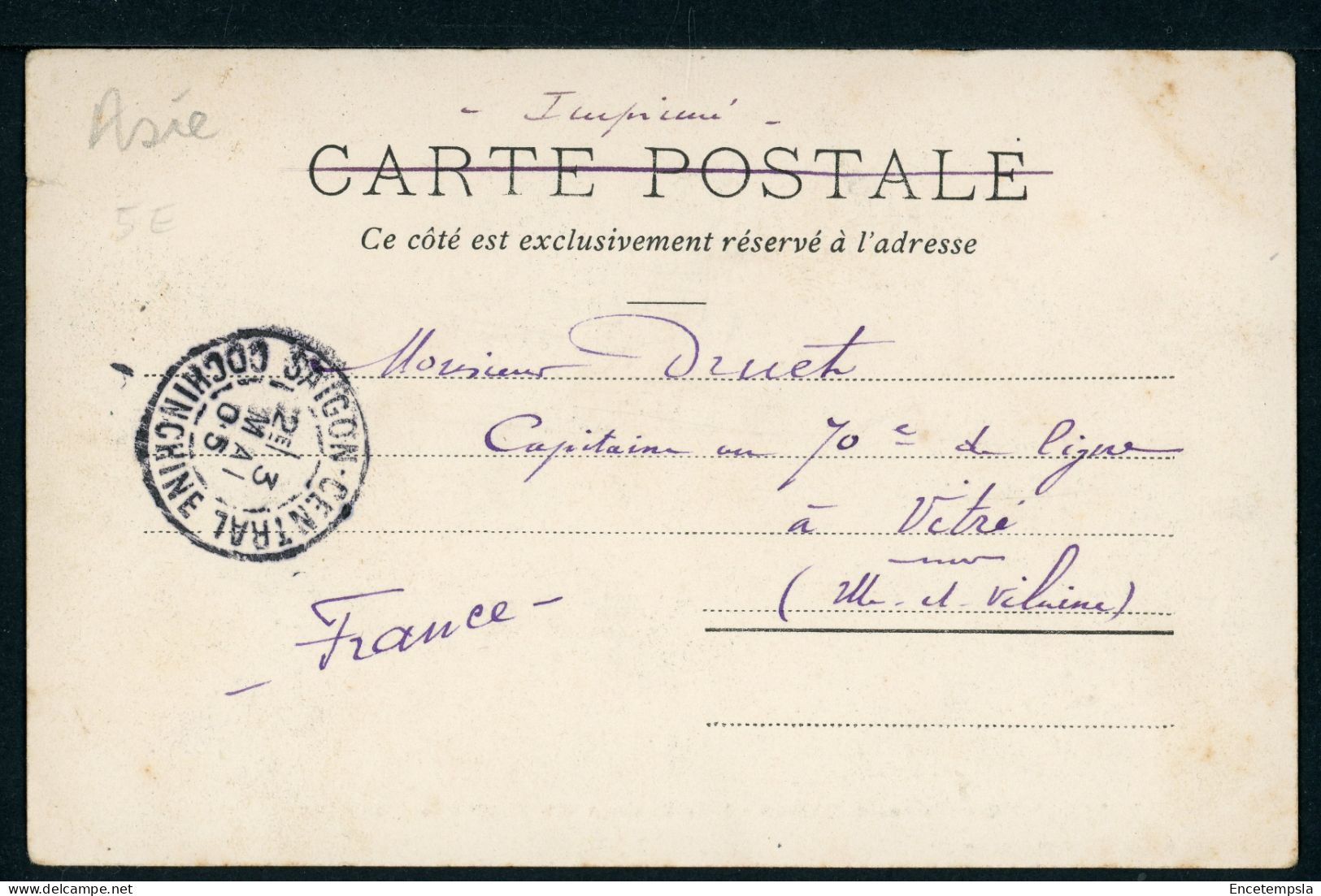 Carte Postale - Asie - Saigon - Boulevard Bonnard (CP24896) - Viêt-Nam