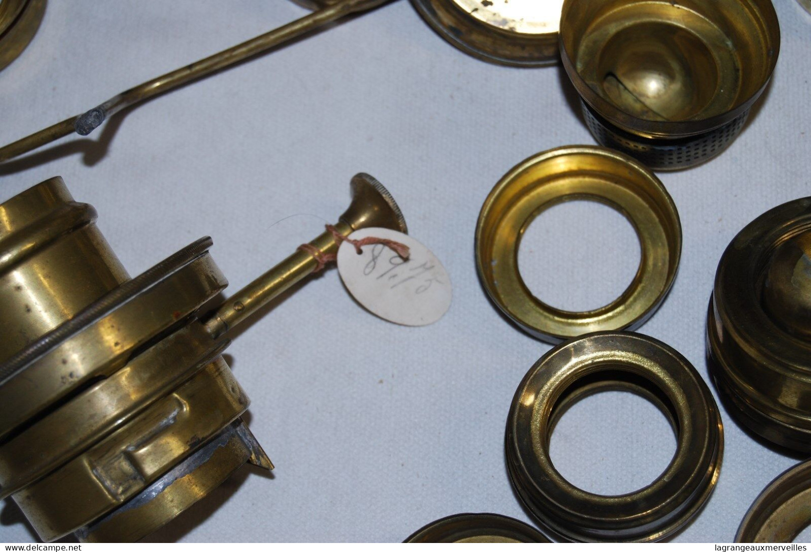 C180 Lot - Ensemble Pièces Lampe à Huile - Autre - Outils Anciens