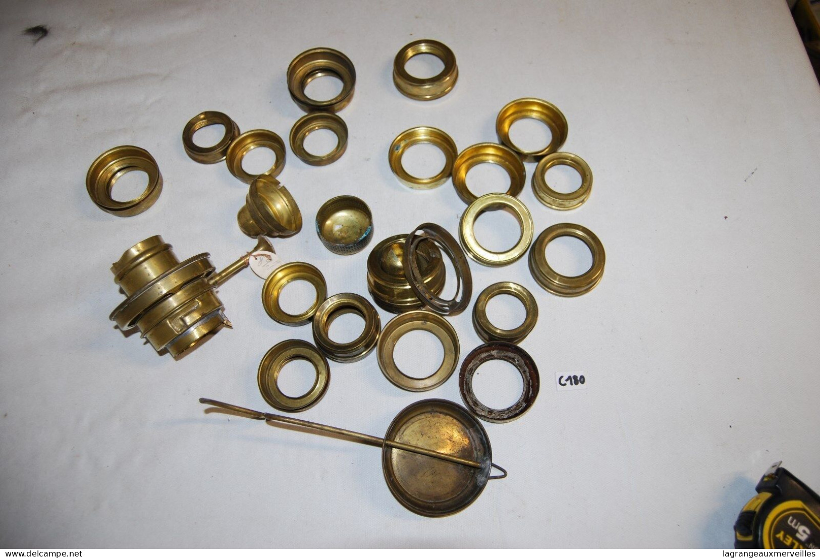 C180 Lot - Ensemble Pièces Lampe à Huile - Autre - Outils Anciens